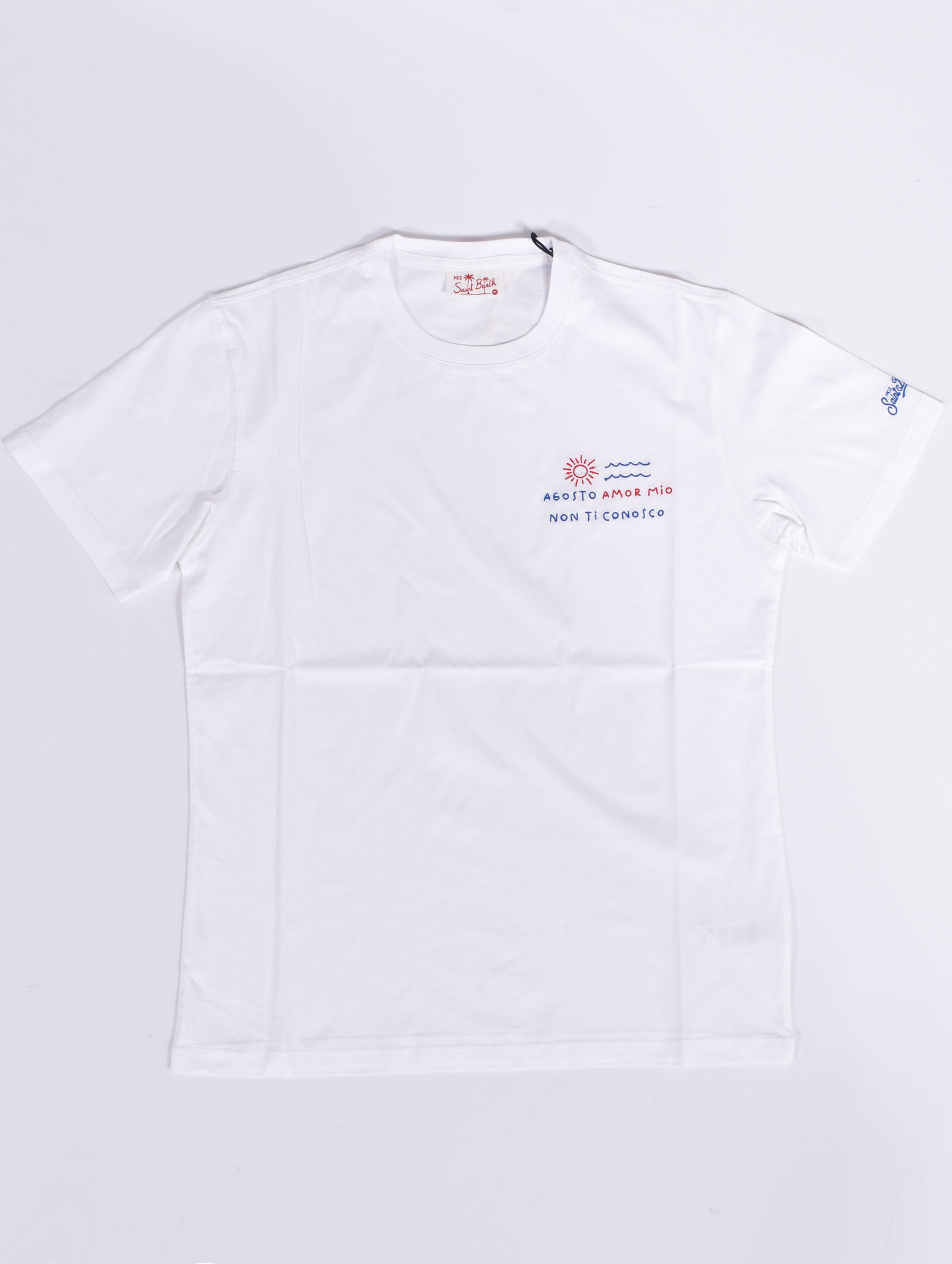 Mc2 Saint Barth August love portofino t-shirt white - MC2